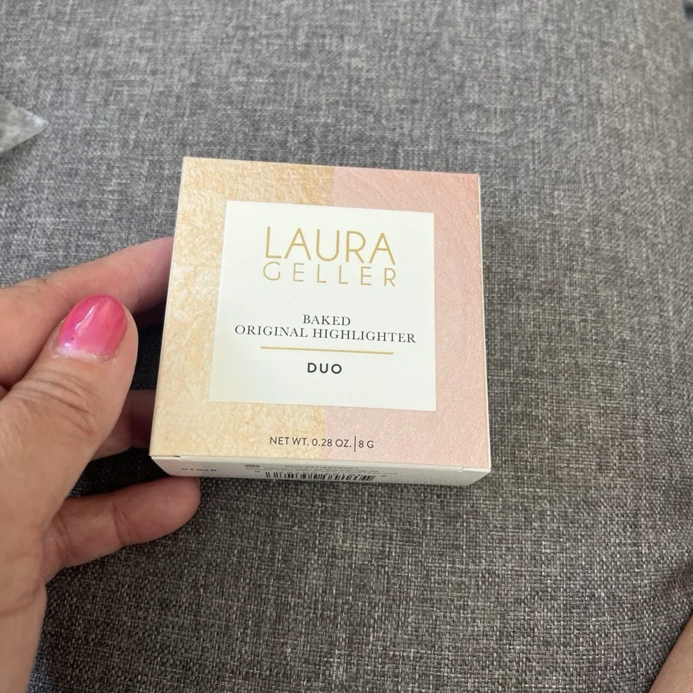 Laura Geller Baked Original Highlighter Duo French Vanilla French Kiss 0.28 oz